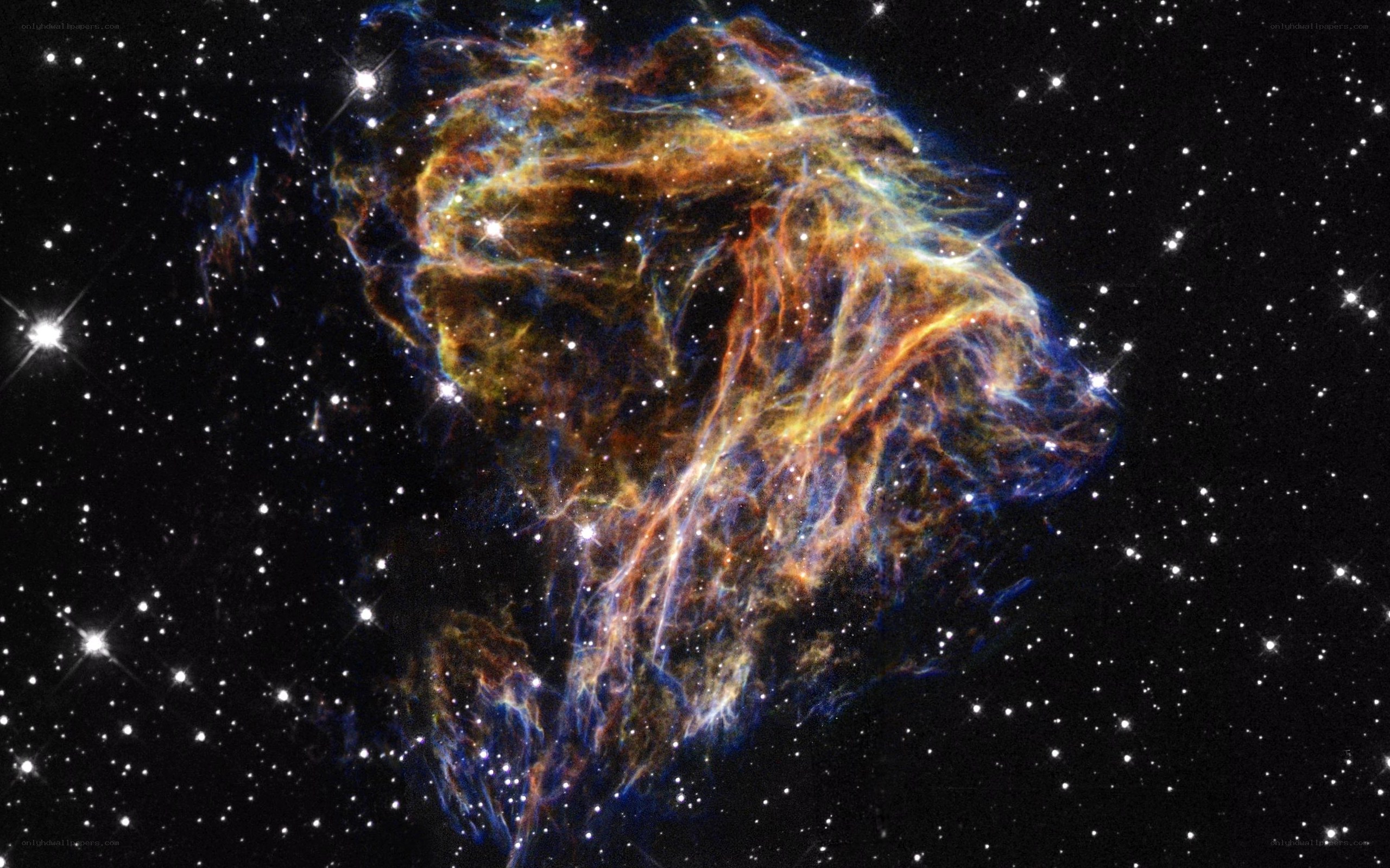 Cosmic nebula in deep space