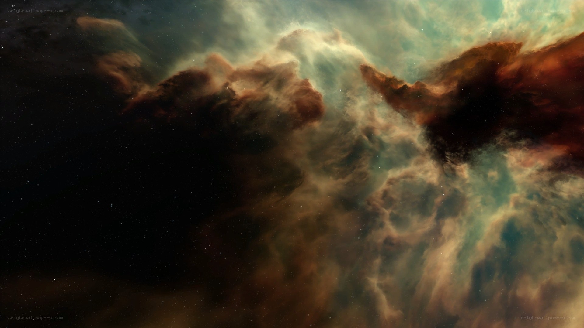 cosmic nebula in deep space