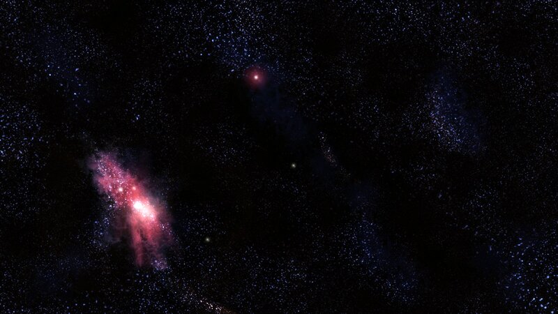 cosmic nebula in deep space