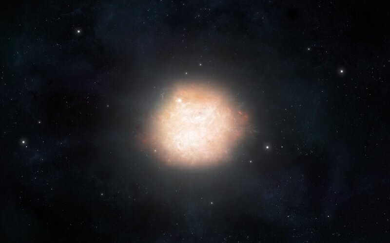 Cosmic nebula in deep space