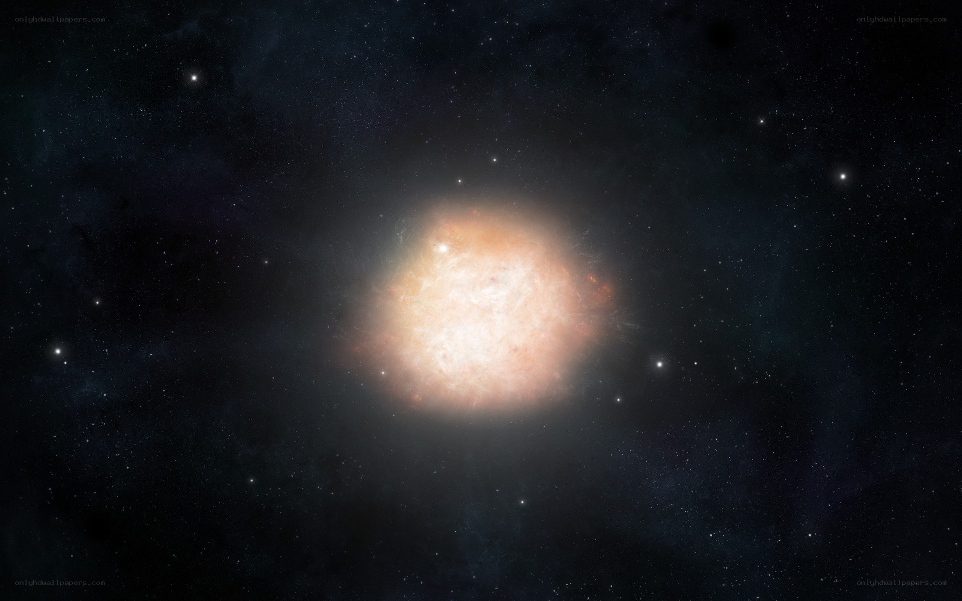 Cosmic nebula in deep space