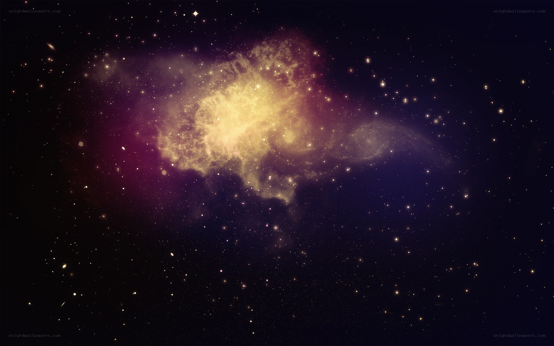 cosmic nebula in deep space