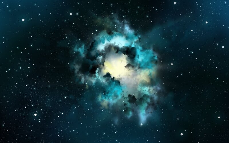 Cosmic Nebula in Deep Space