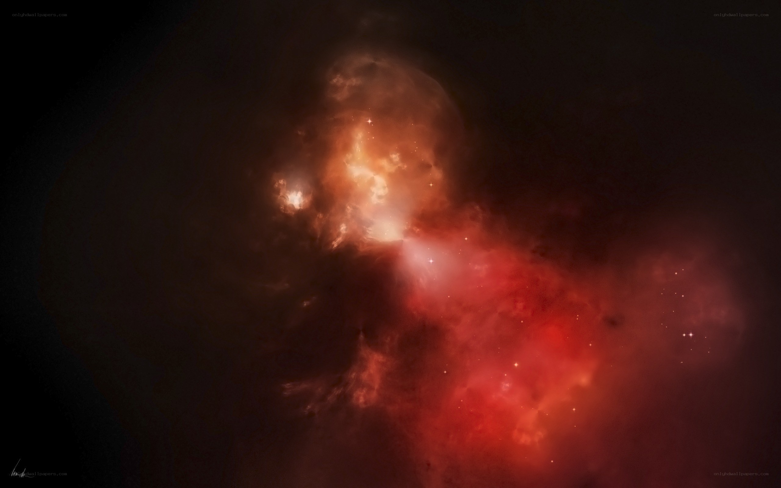 cosmic nebula in deep space