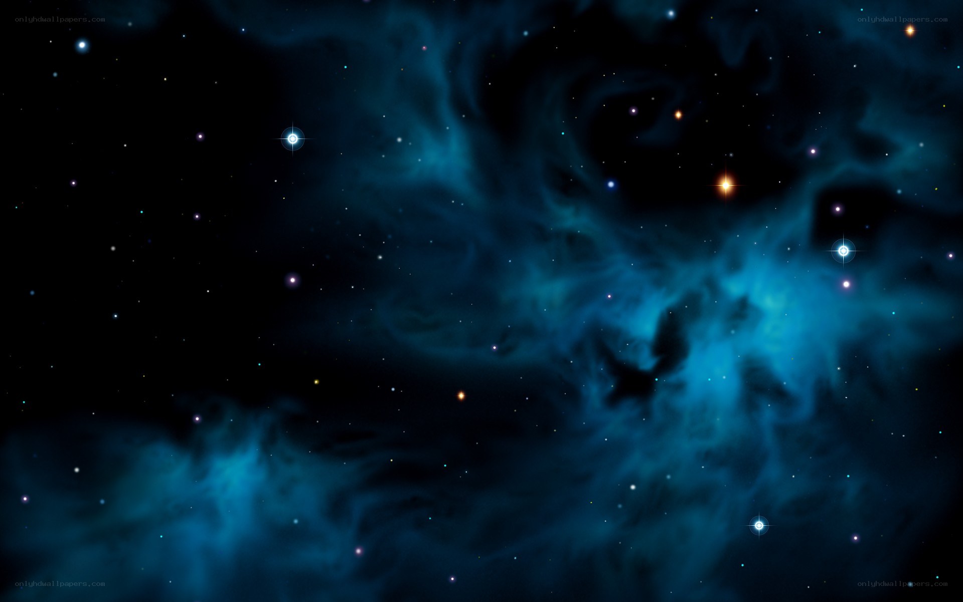 Cosmic Nebula in Deep Space