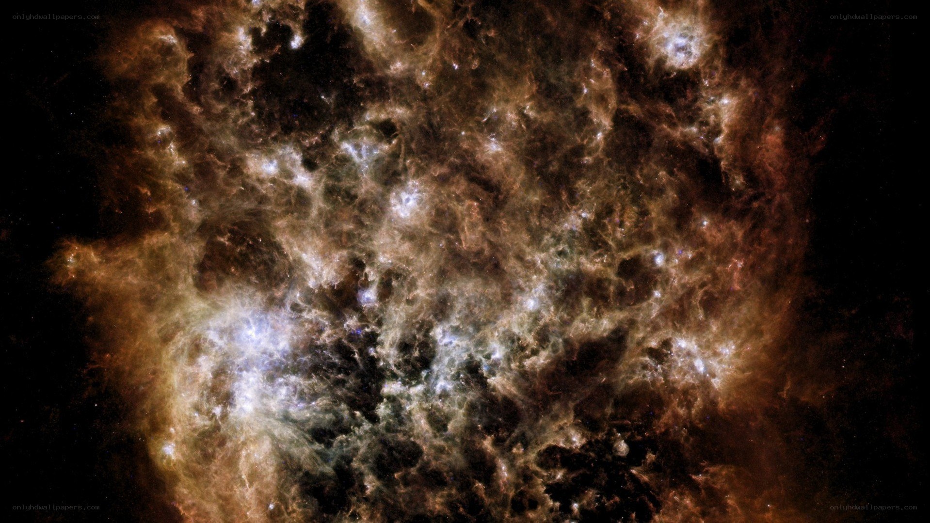 Cosmic nebula in deep space