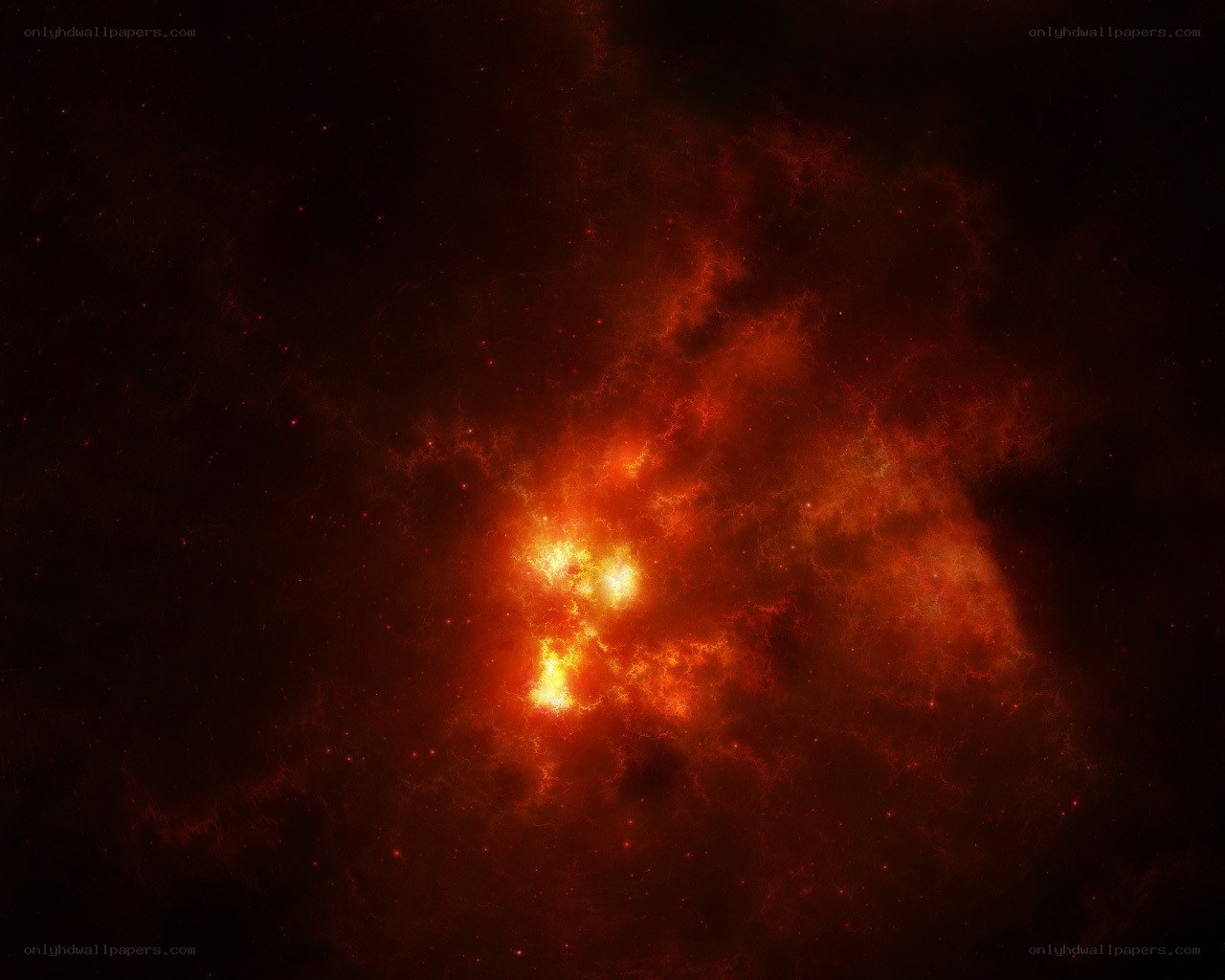 Cosmic nebula in deep space