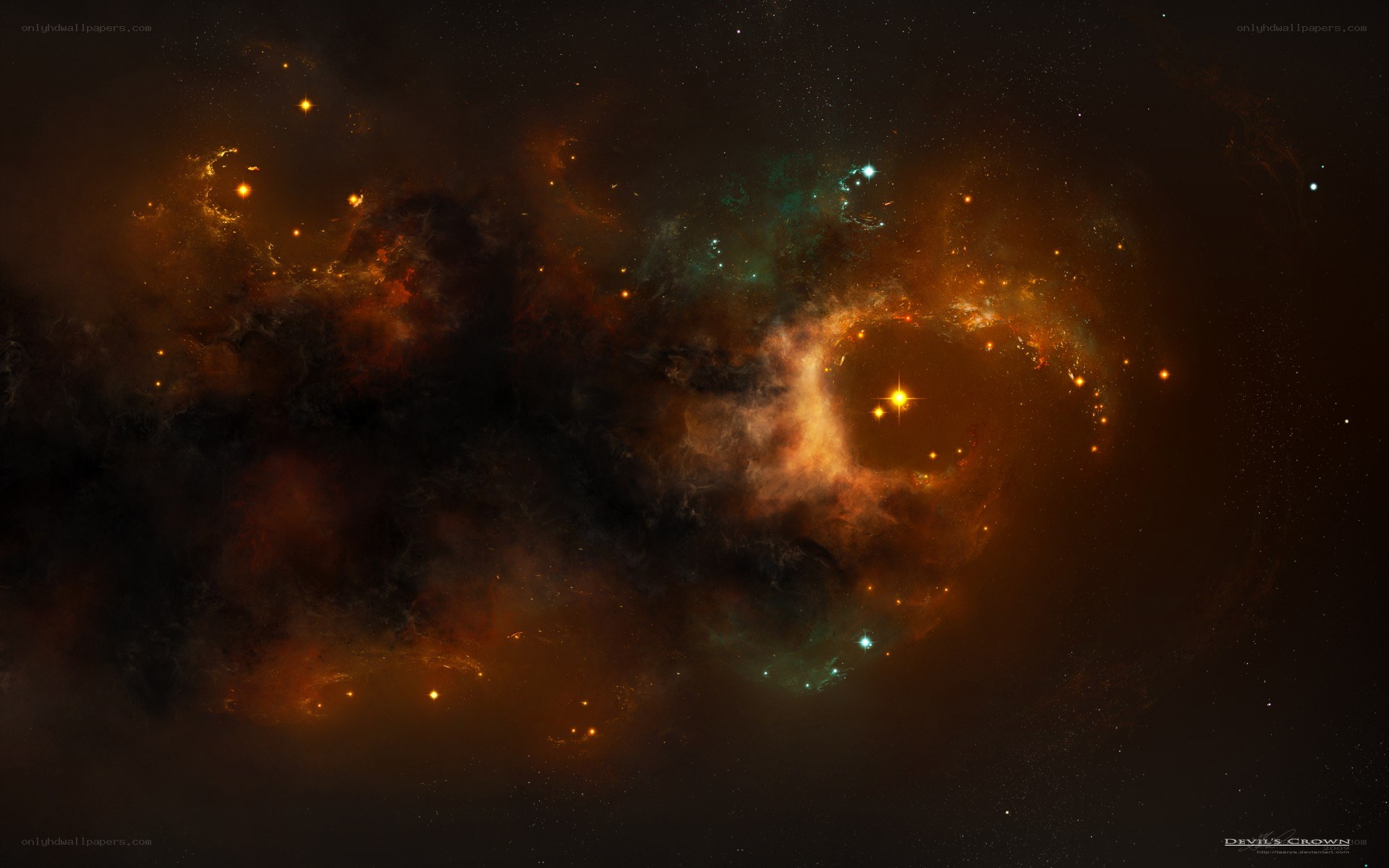 Cosmic Nebula in Deep Space