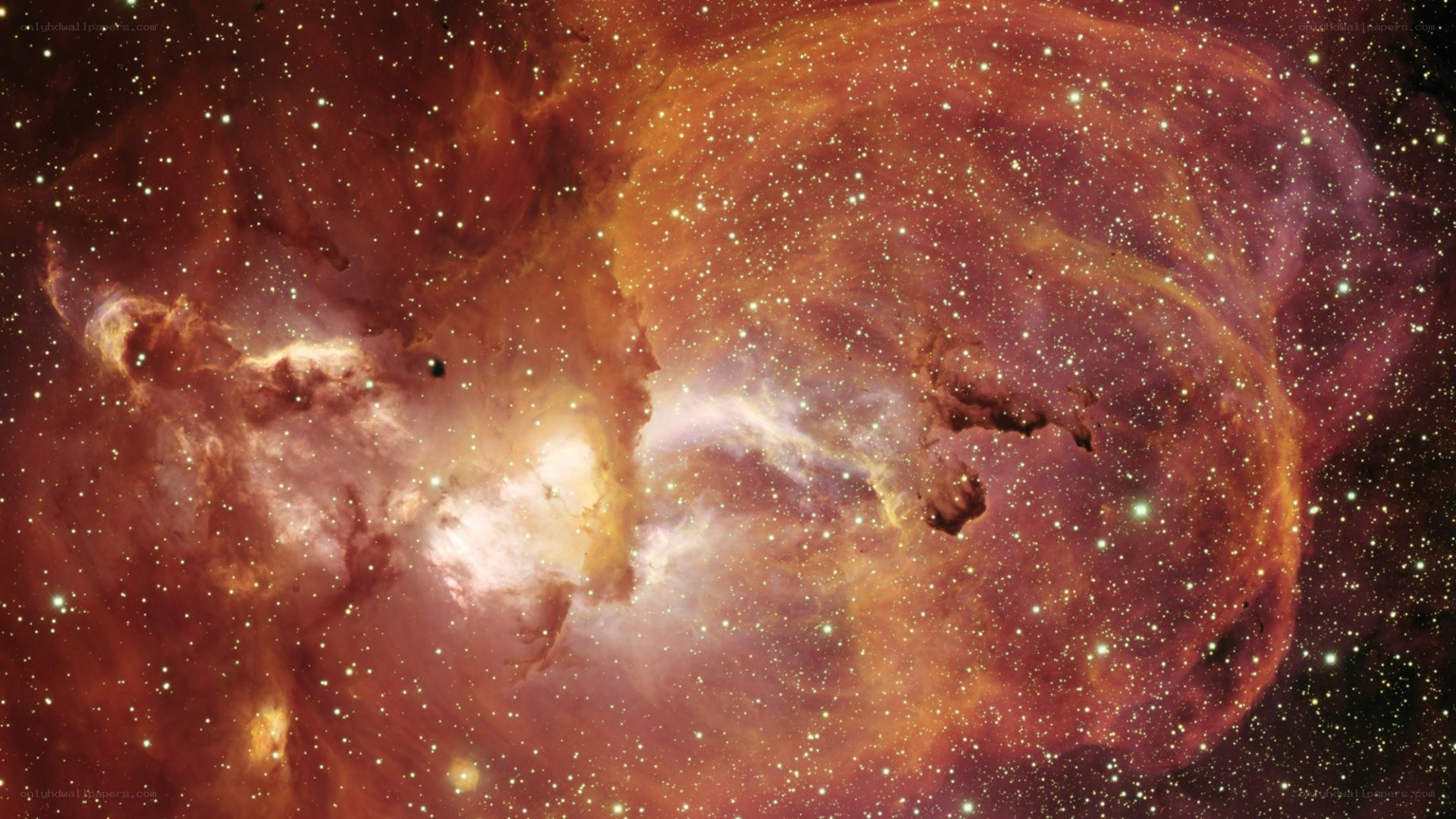Cosmic nebula in deep space