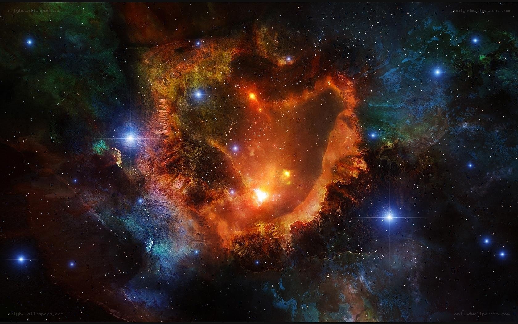 Cosmic Nebula in Deep Space