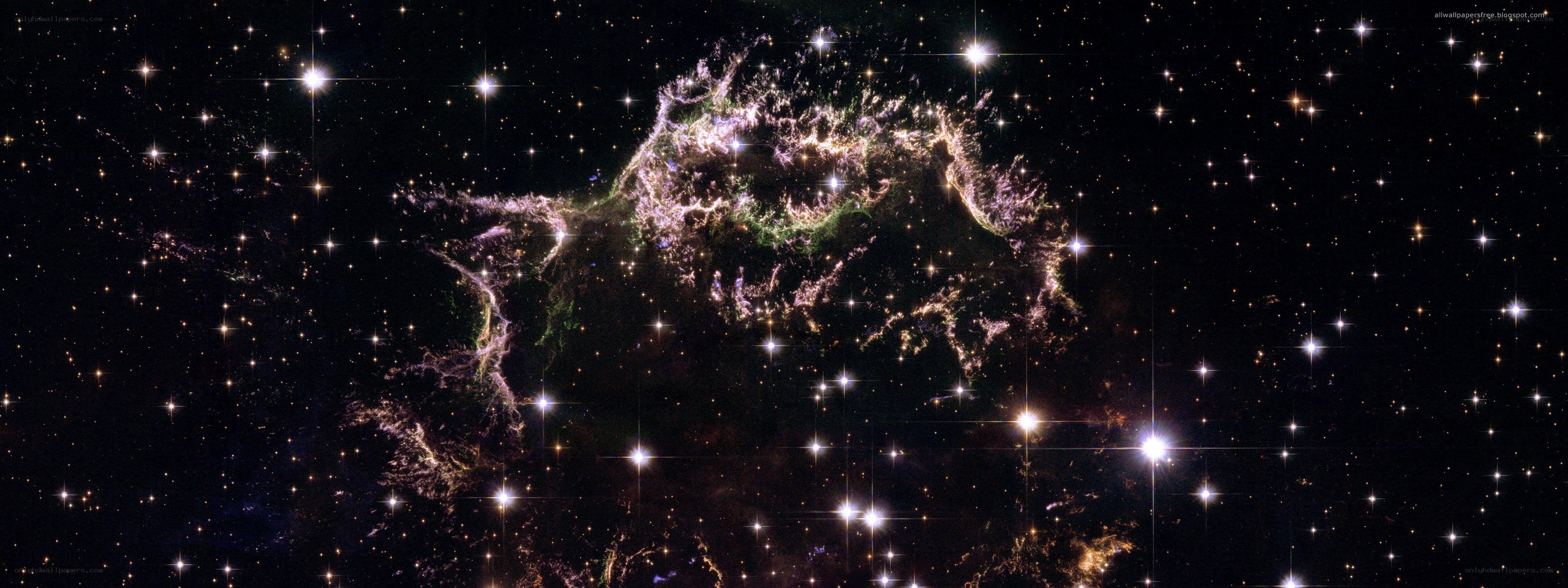 Cosmic nebula in deep space