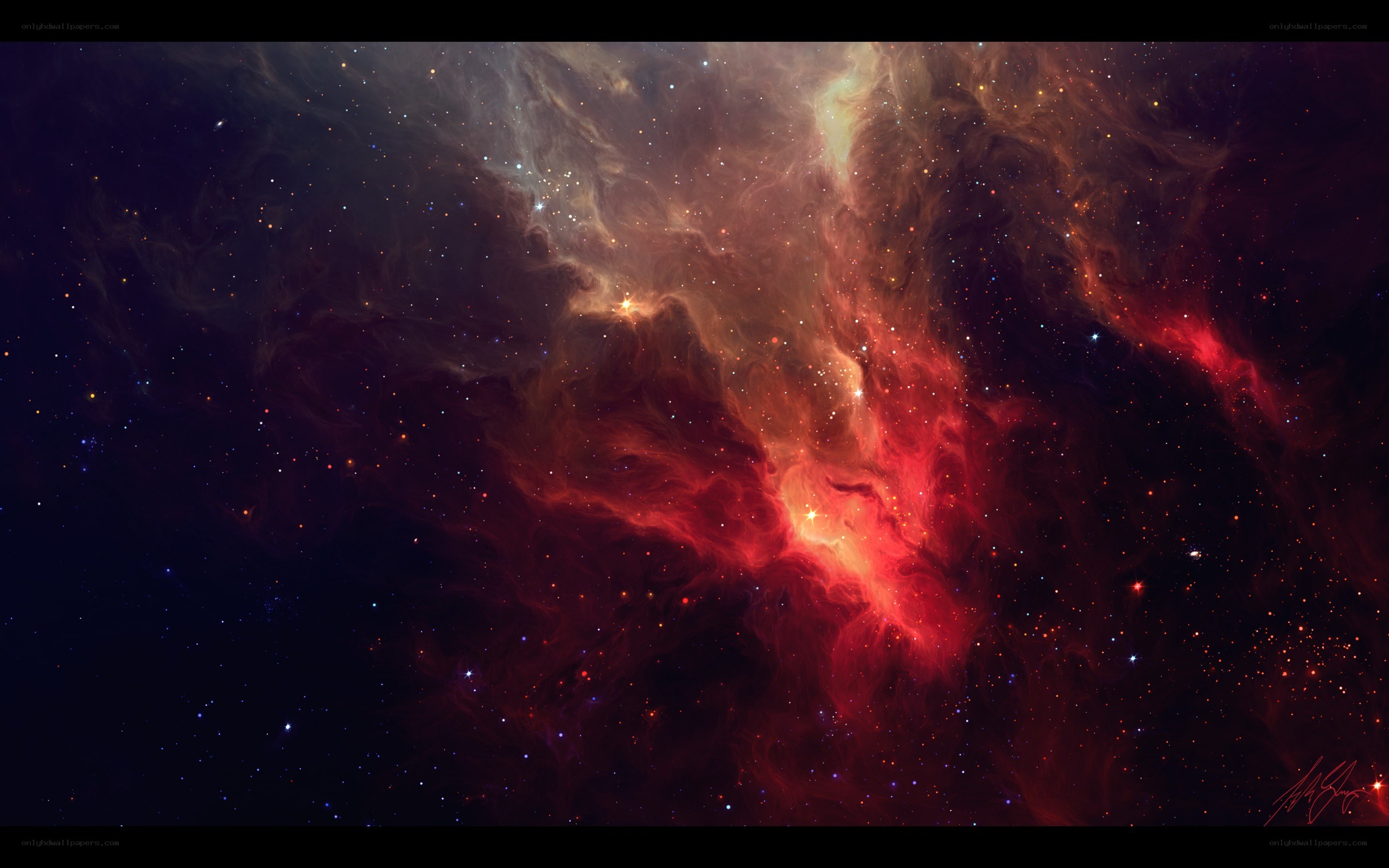 Cosmic Nebula in Deep Space