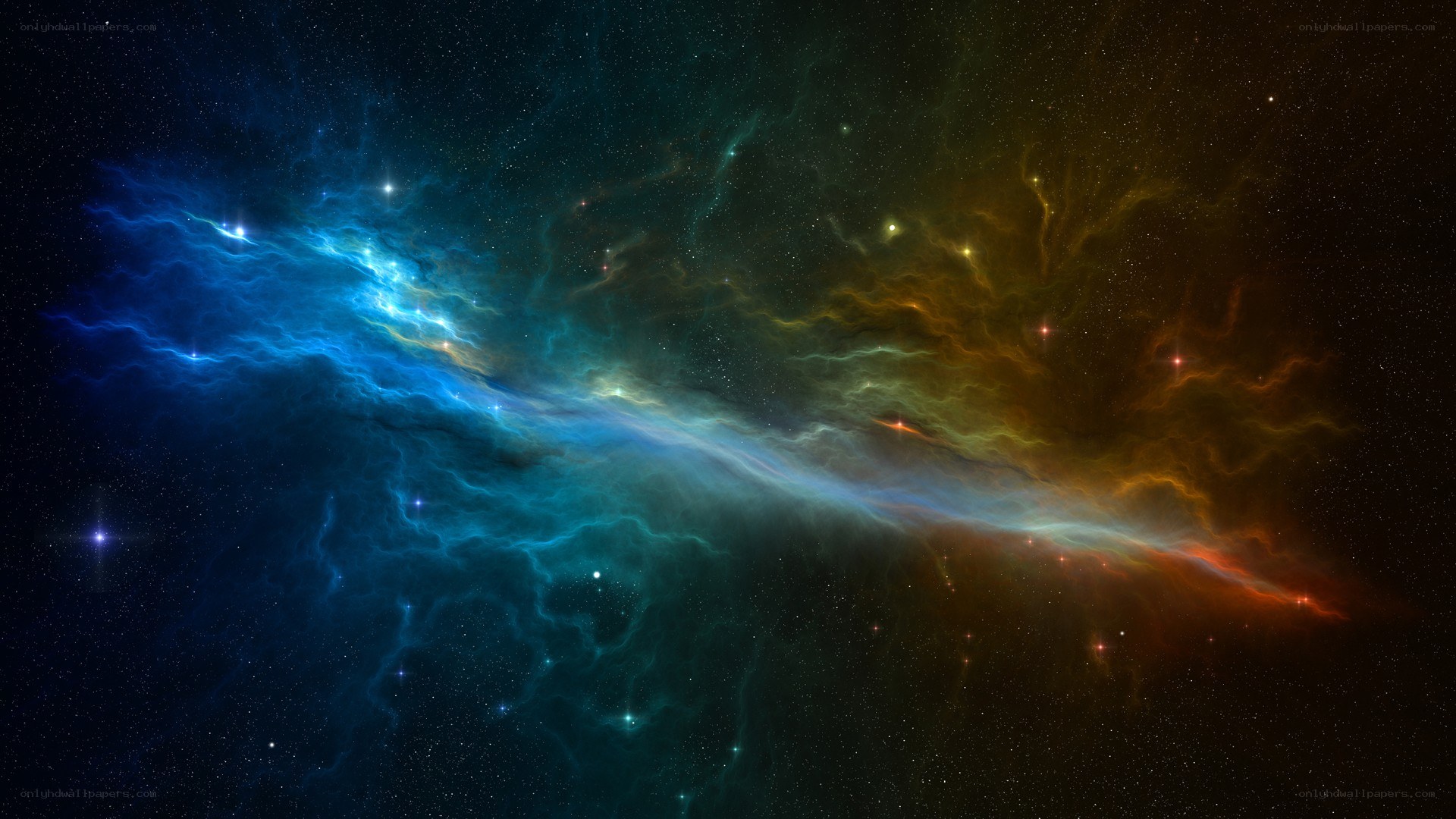 Cosmic Nebula in Deep Space