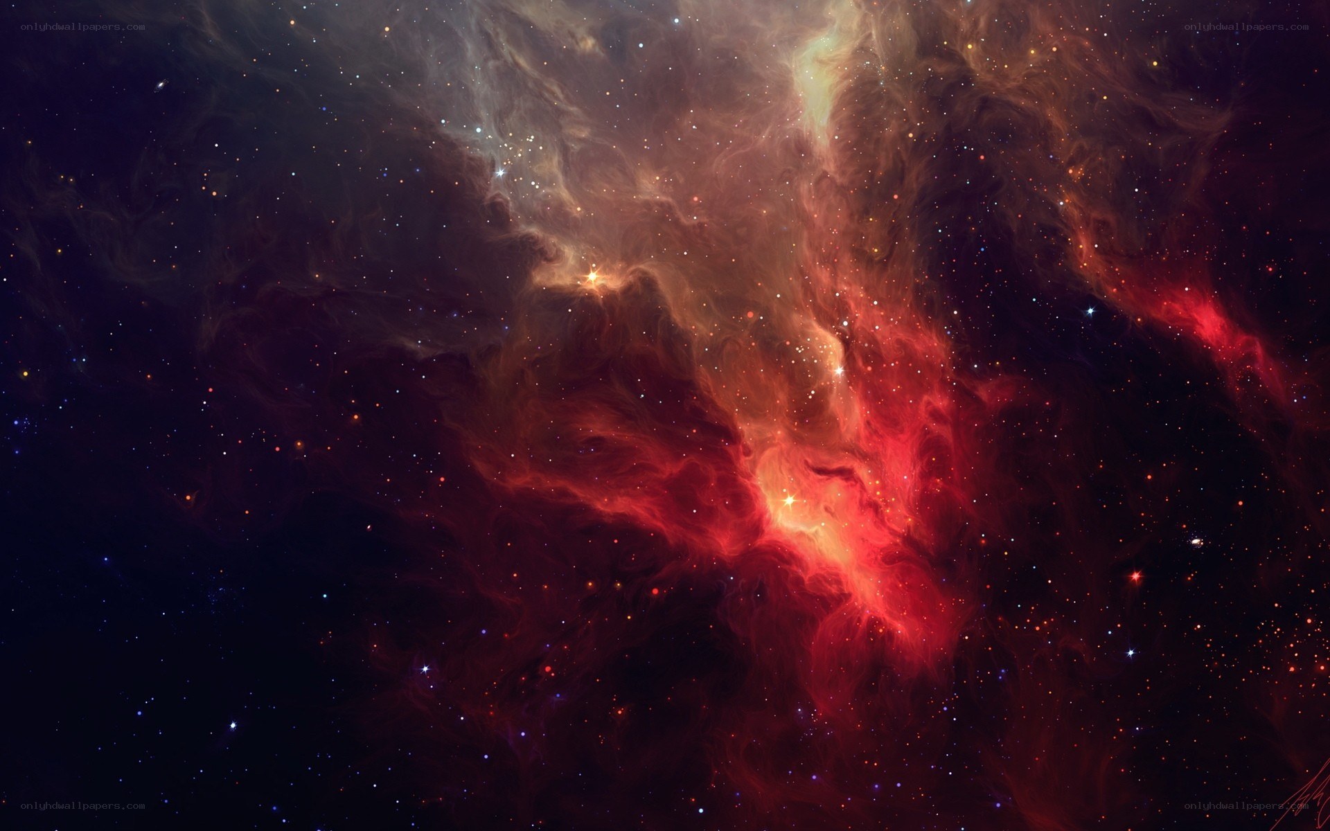 Cosmic Nebula in Deep Space