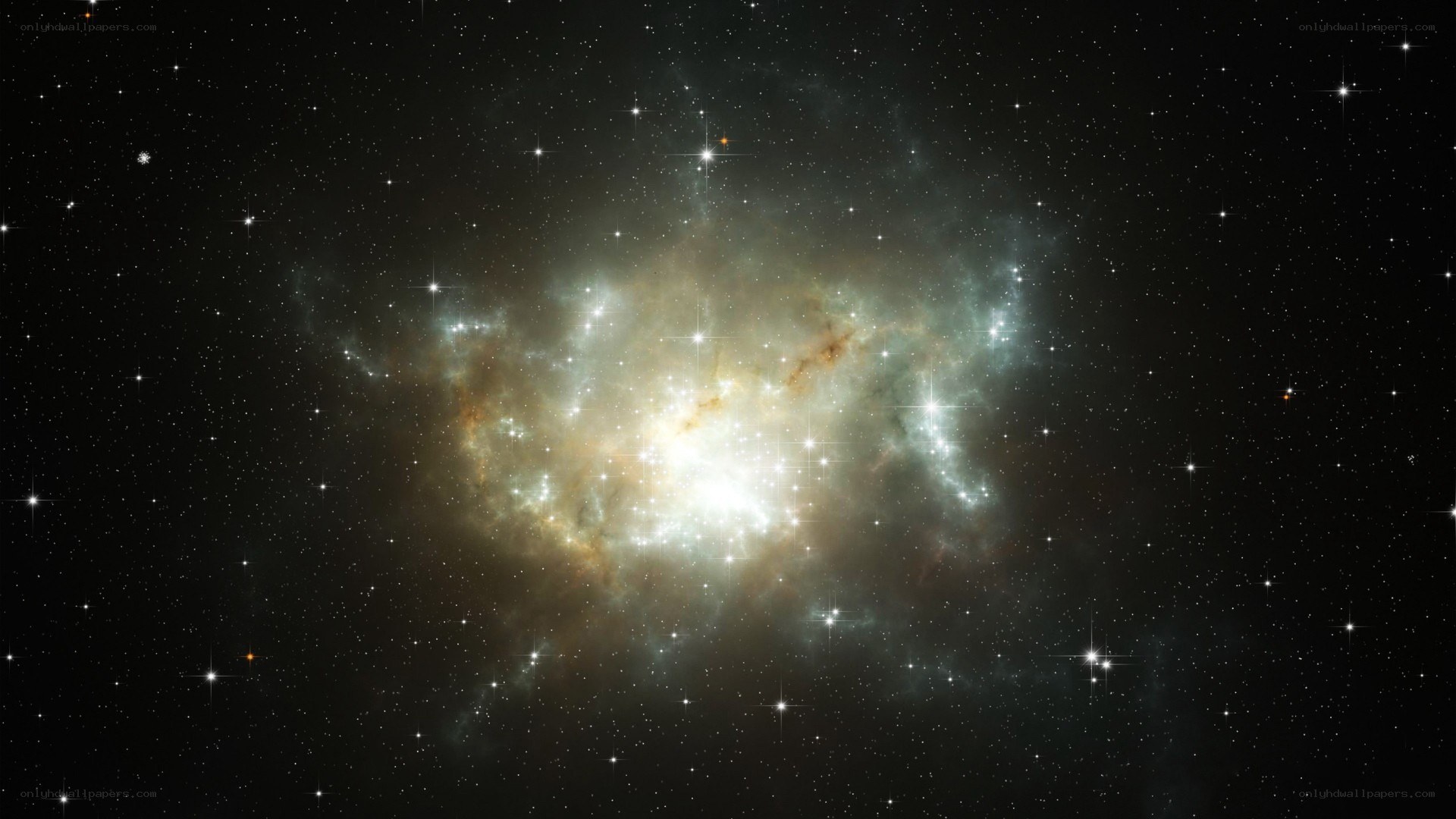 Cosmic nebula in deep space