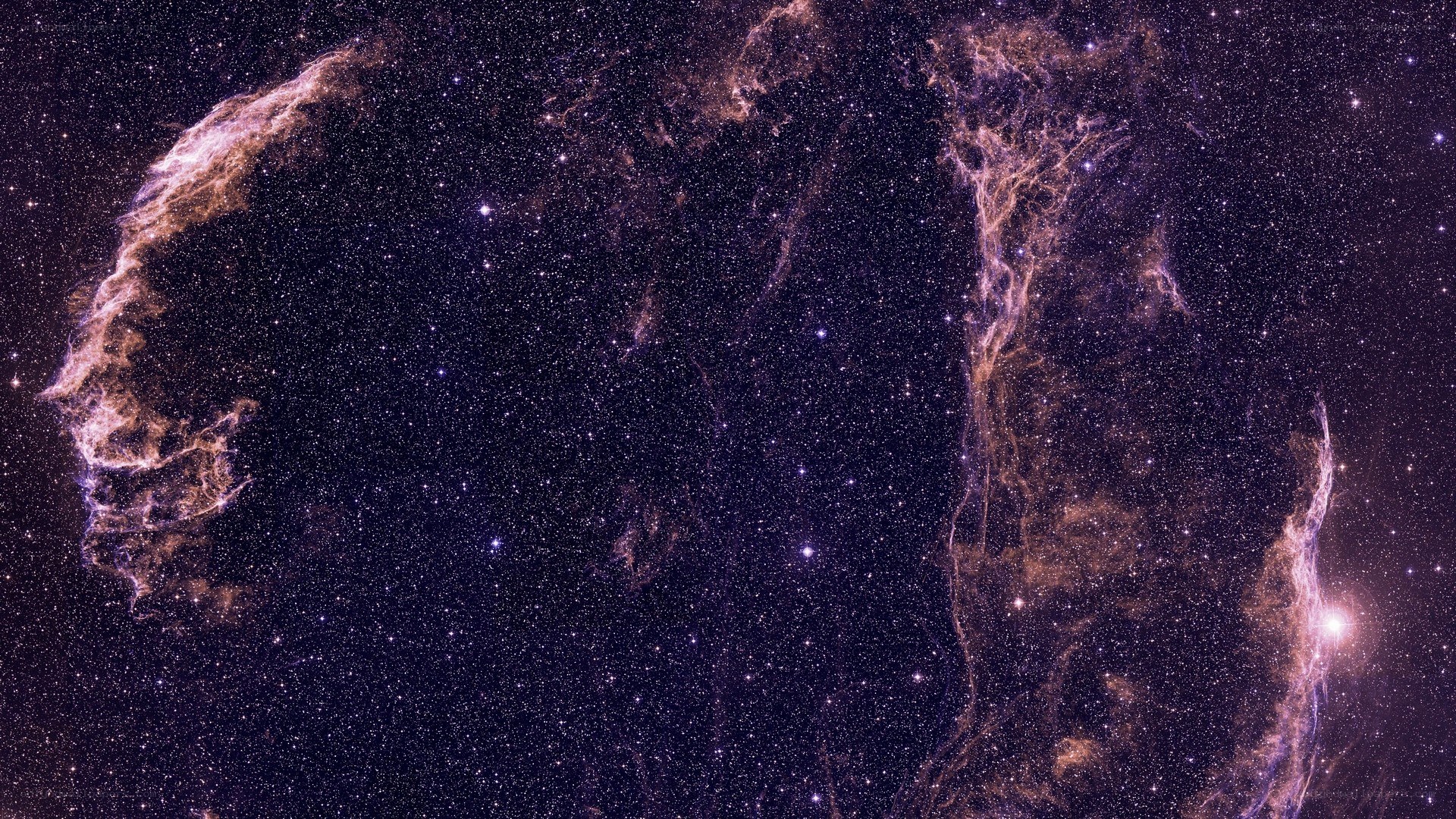 Cosmic nebula in deep space