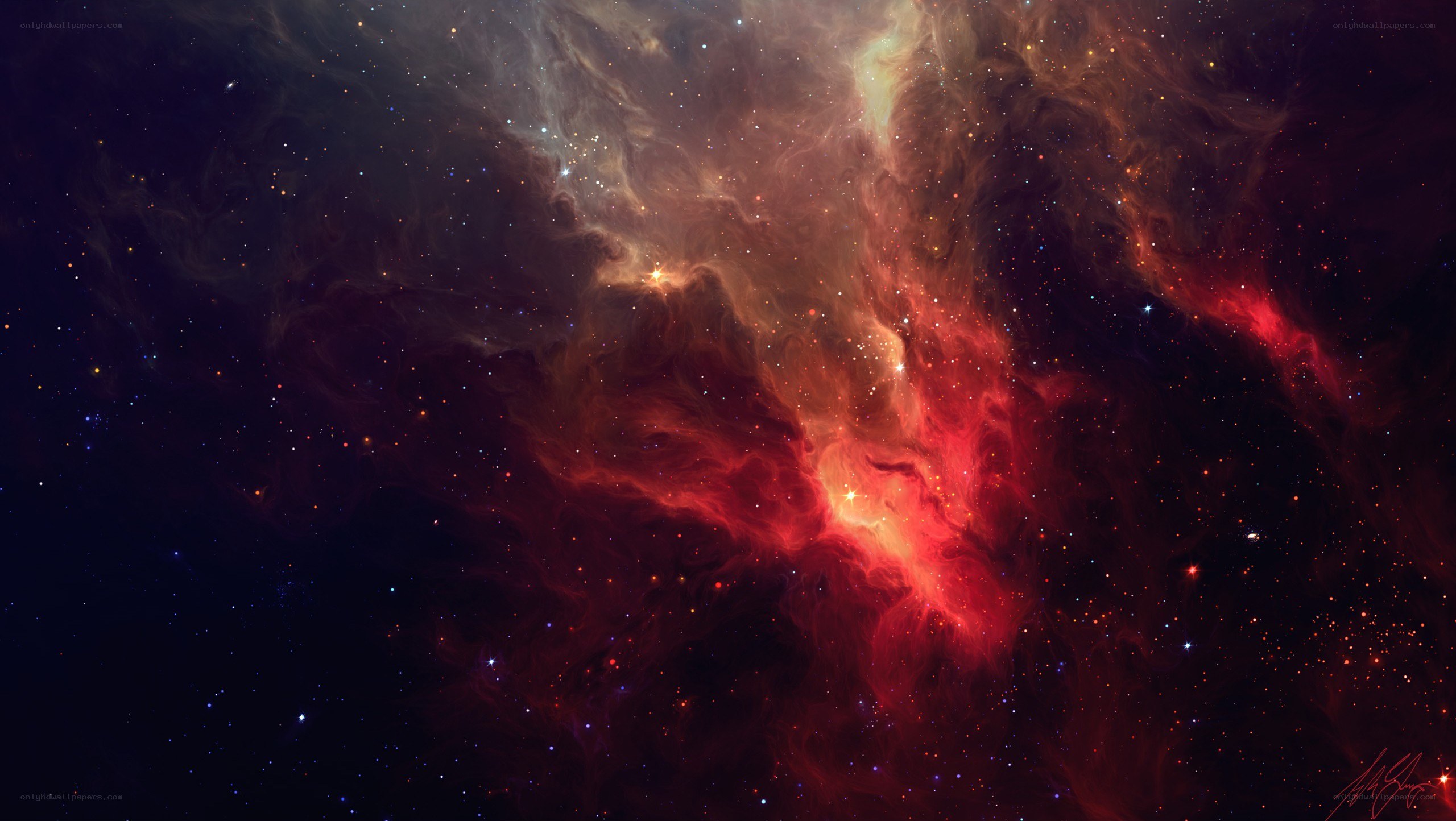 Cosmic Nebula in Deep Space