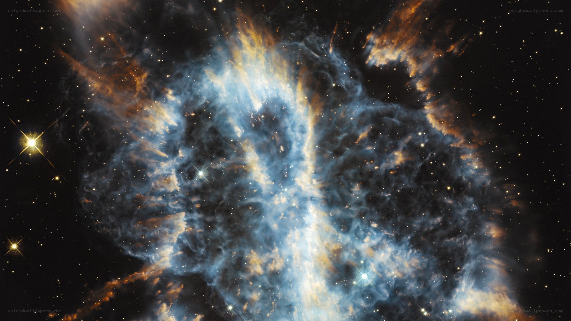 Cosmic nebula in deep space