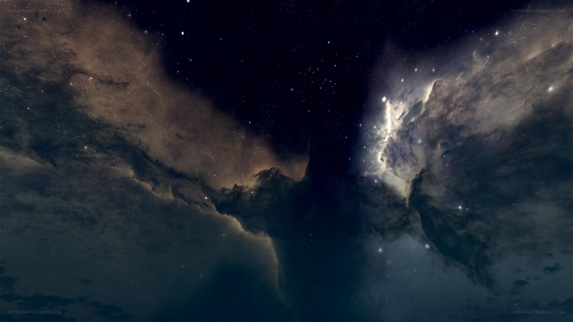 Cosmic nebula in deep space