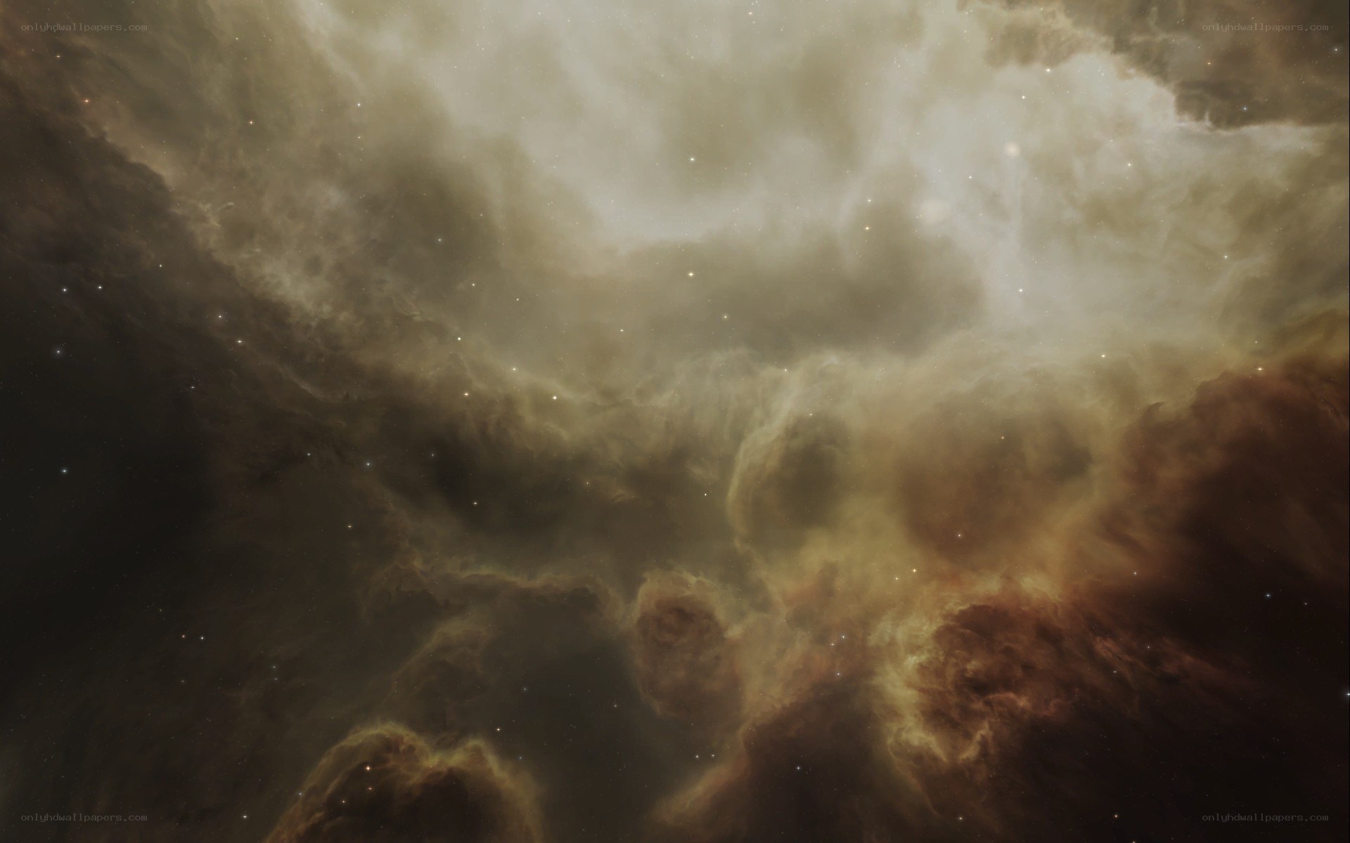 Cosmic nebula in deep space