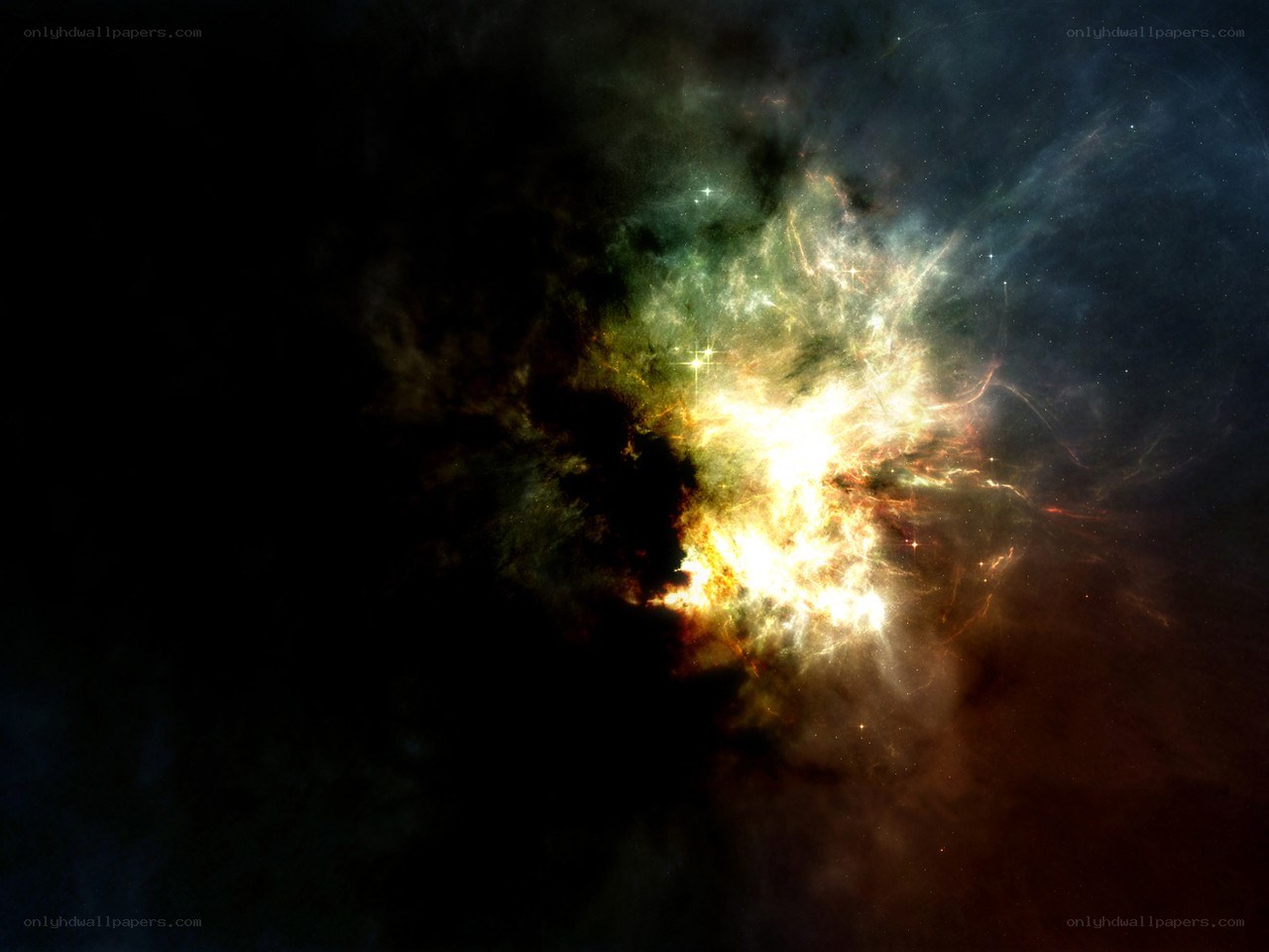 Cosmic Nebula in Deep Space