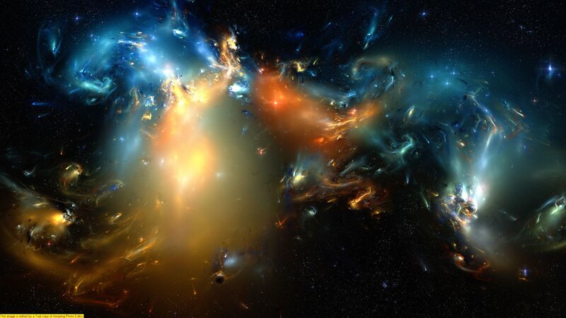 Cosmic Nebula in Deep Space