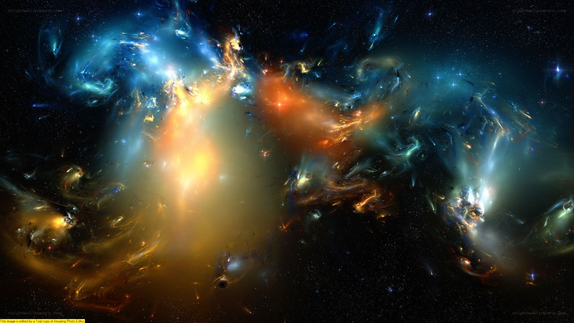 Cosmic Nebula in Deep Space