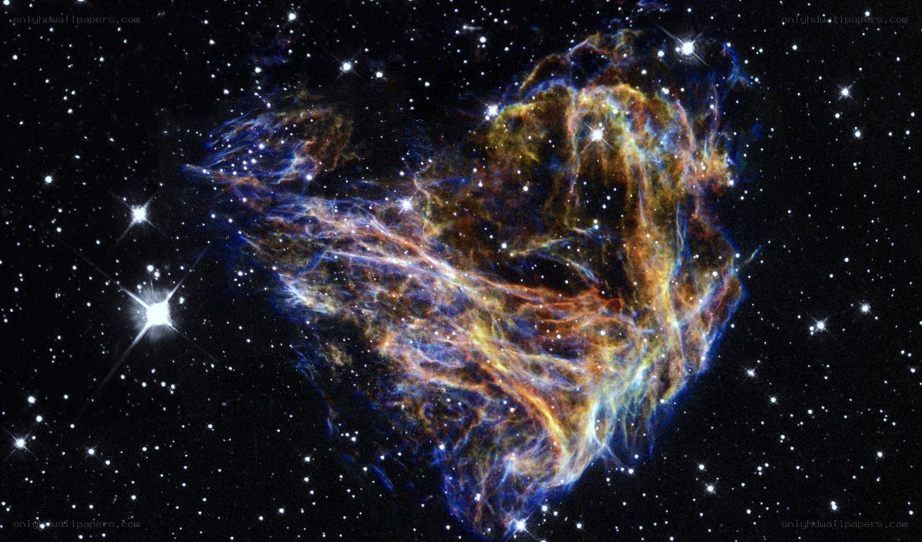 Cosmic nebula in deep space