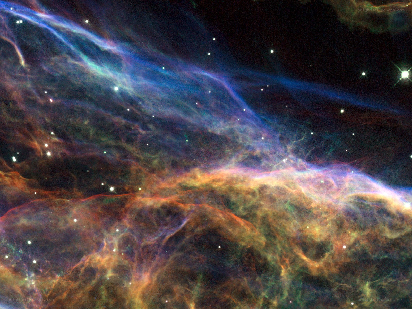 Cosmic nebula in deep space