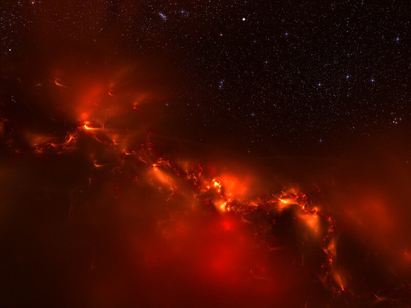 Cosmic Nebula in Deep Space