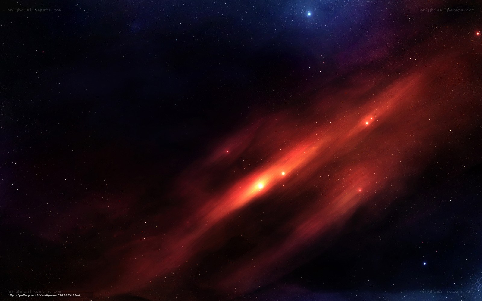 Cosmic Nebula in Deep Space