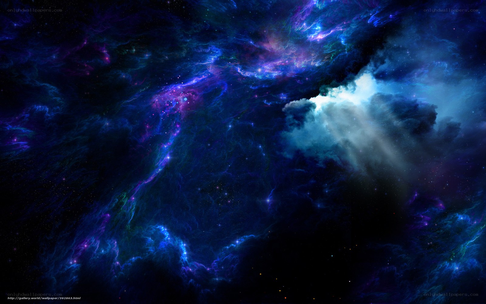 Cosmic Nebula in Deep Space