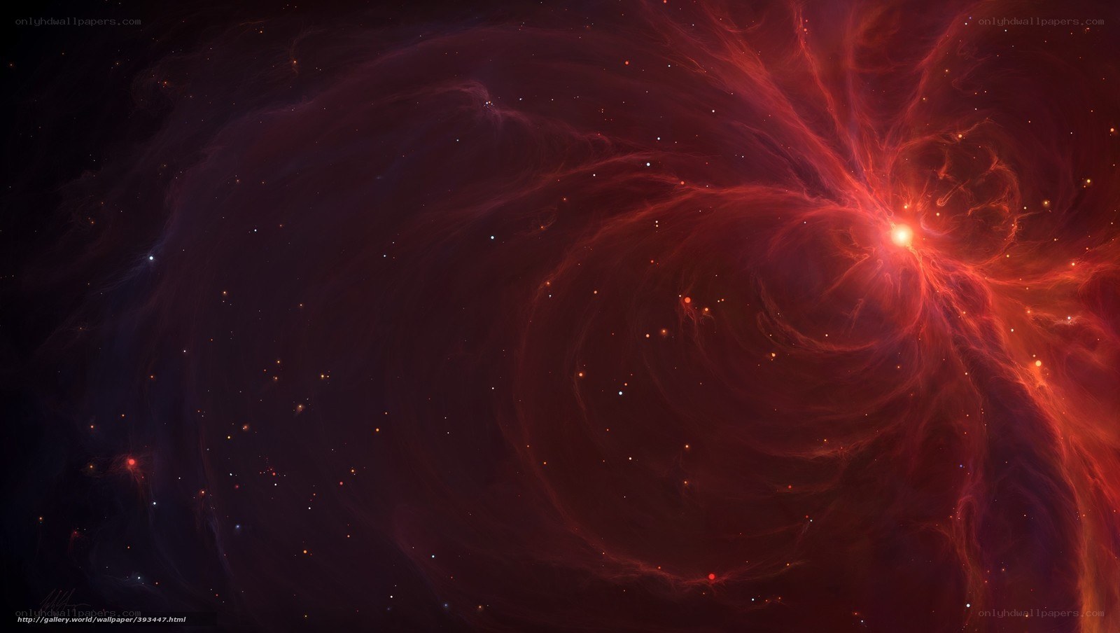 Cosmic Nebula in Deep Space