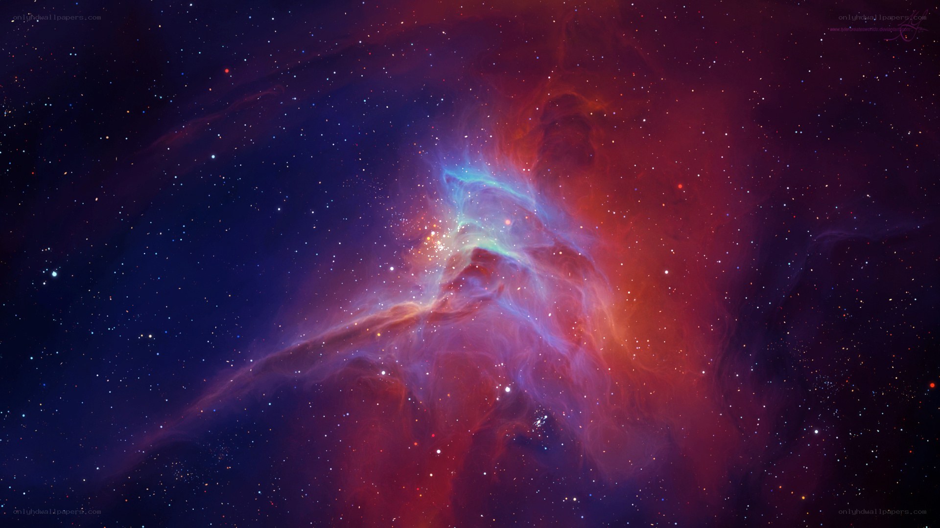 Cosmic Nebula in Deep Space