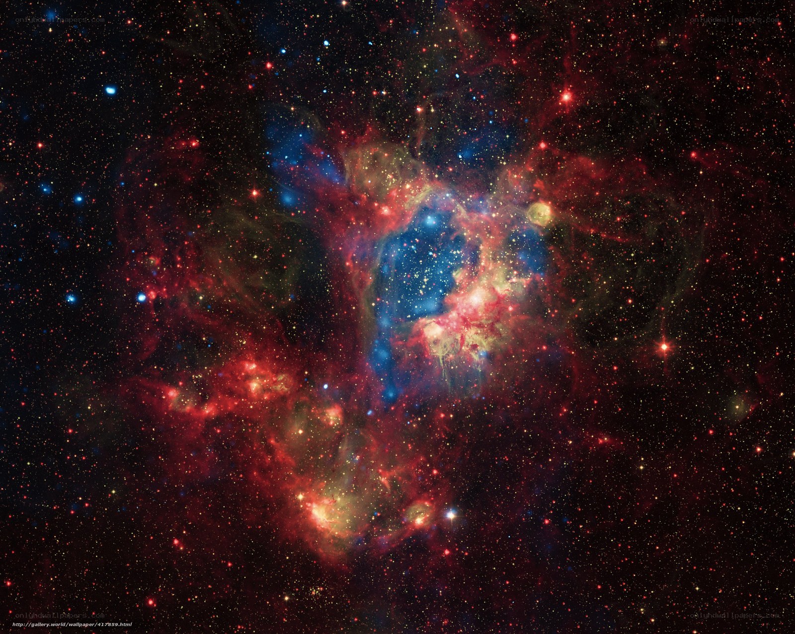Cosmic Nebula in Deep Space