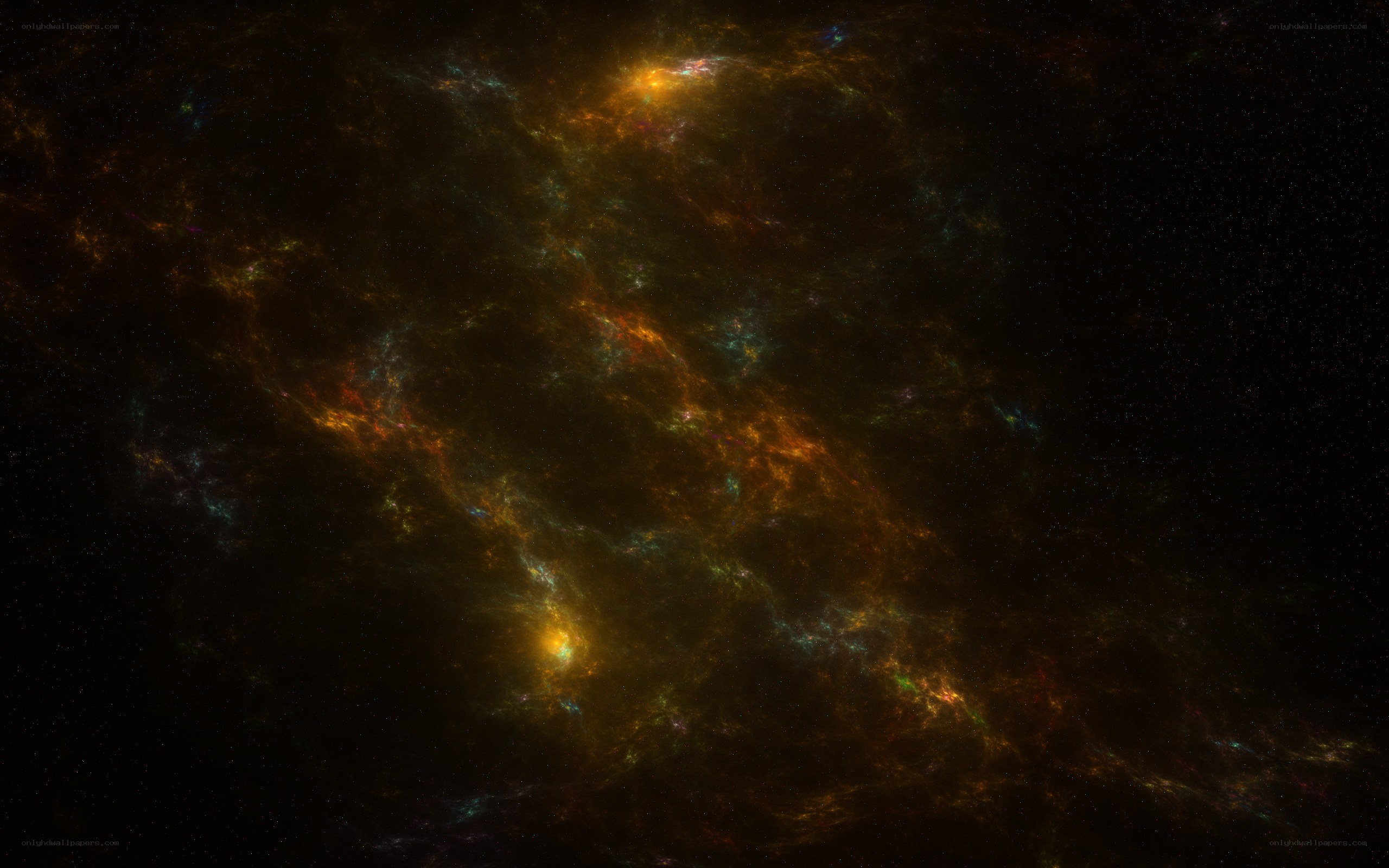 Cosmic nebula in deep space