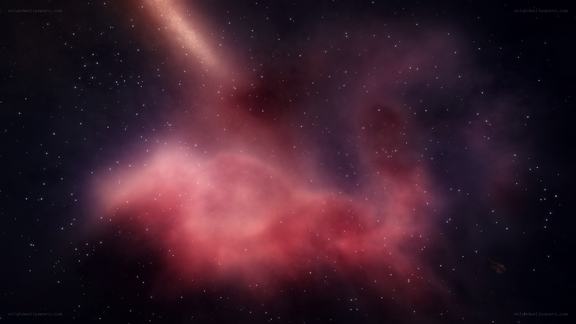 Cosmic nebula in deep space