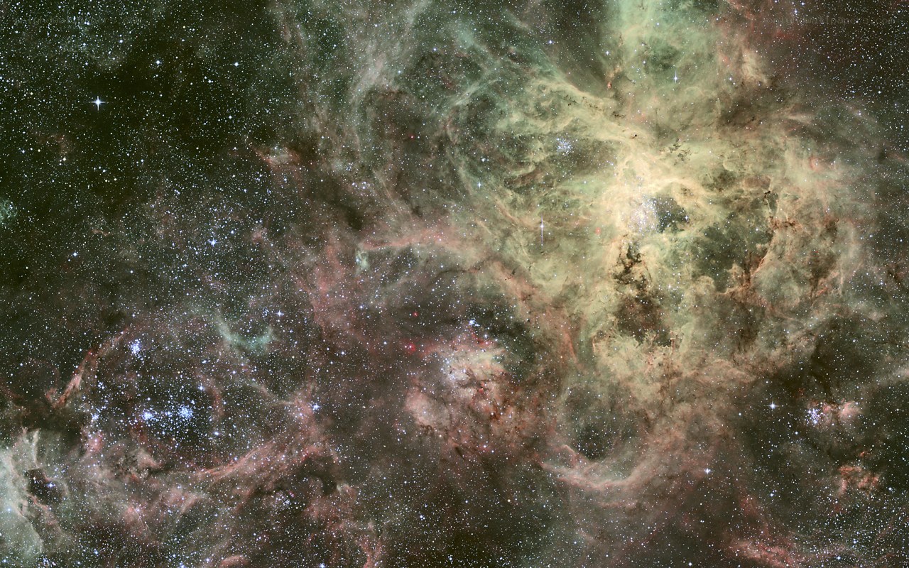 Cosmic Nebula in Deep Space