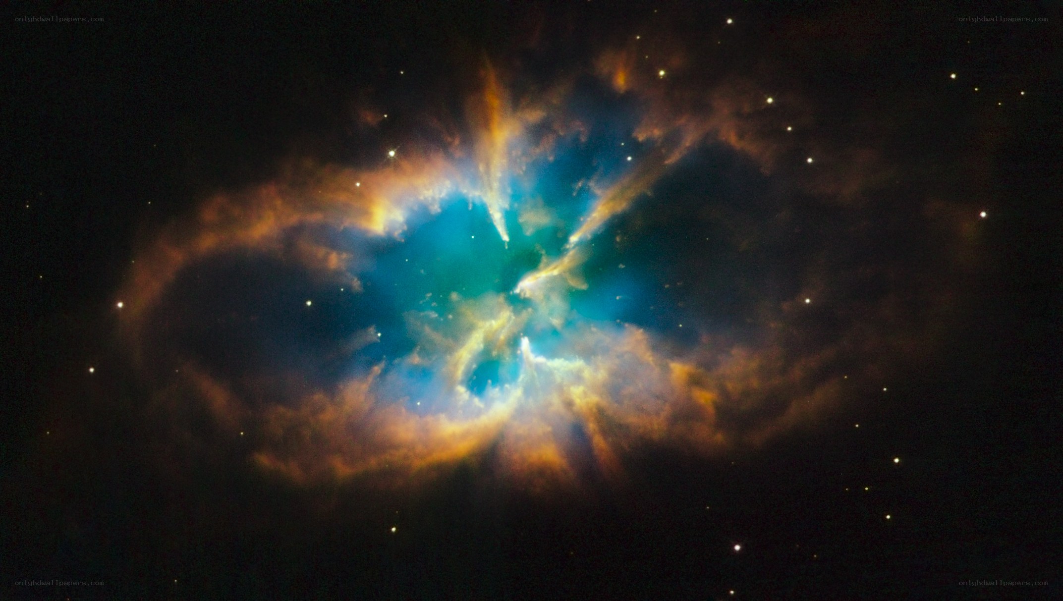 Cosmic nebula in deep space
