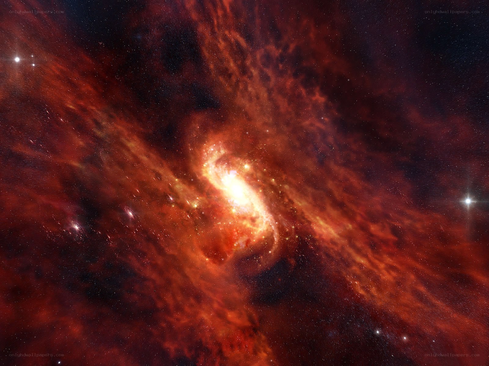 Cosmic nebula in deep space