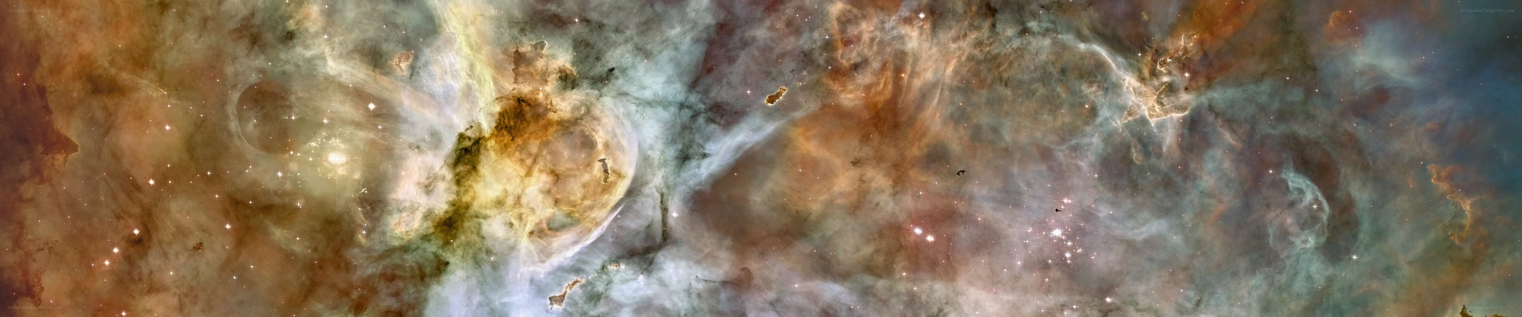 Cosmic nebula in deep space