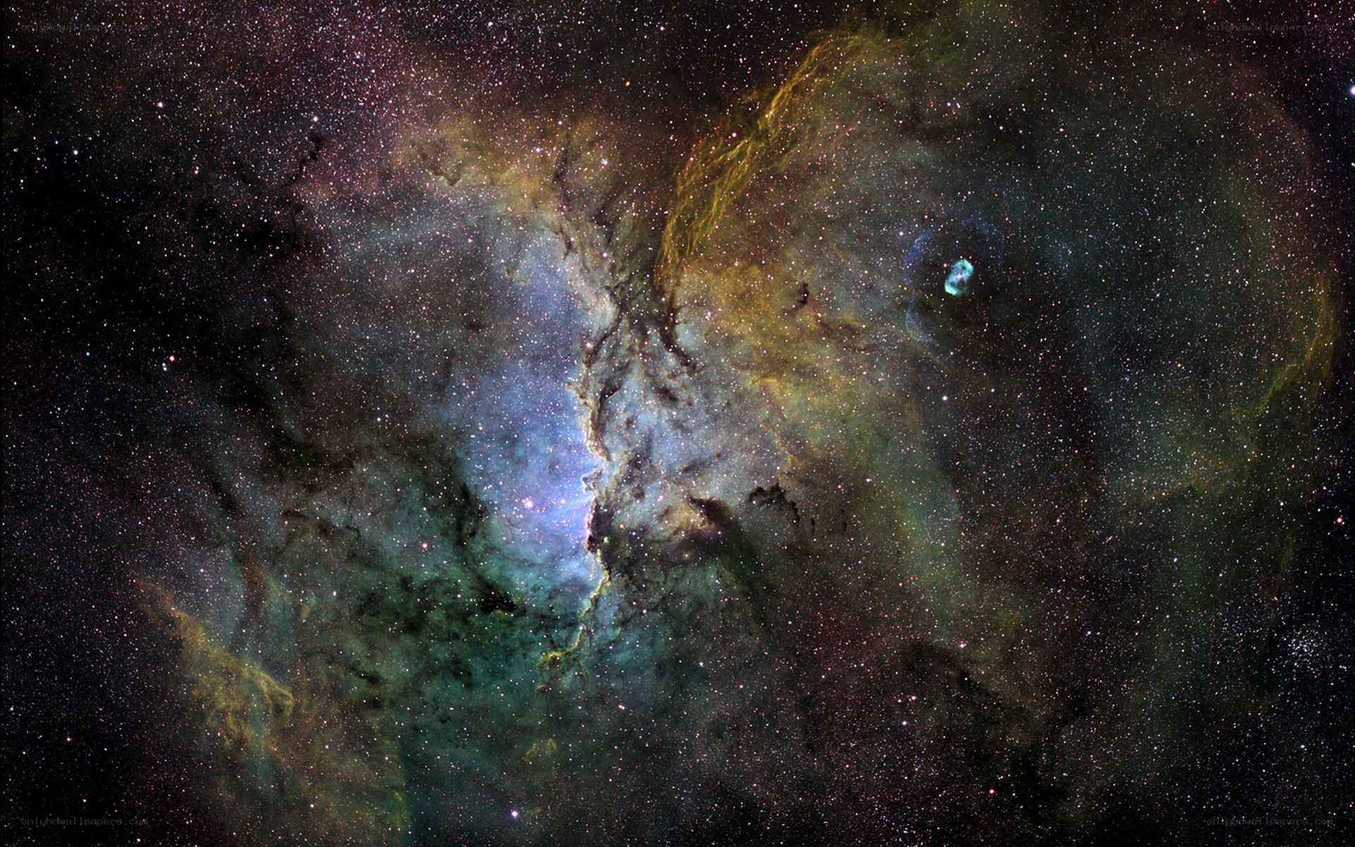 Cosmic Nebula in Deep Space