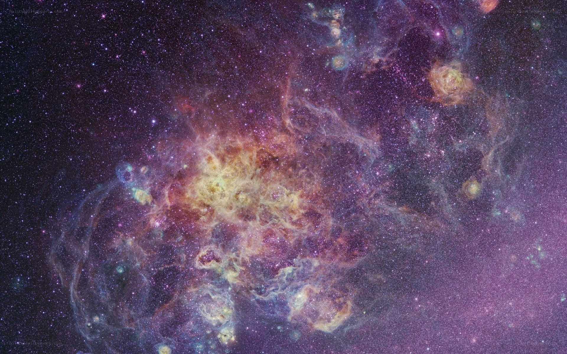 Cosmic Nebula in Deep Space