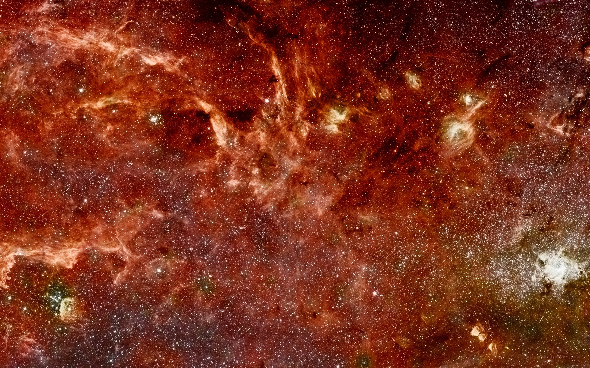 Cosmic nebula in deep space