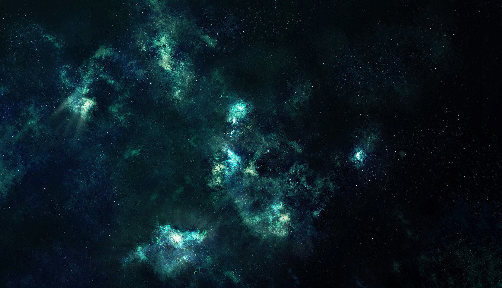cosmic nebula in deep space