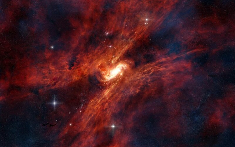 Cosmic Nebula in Deep Space
