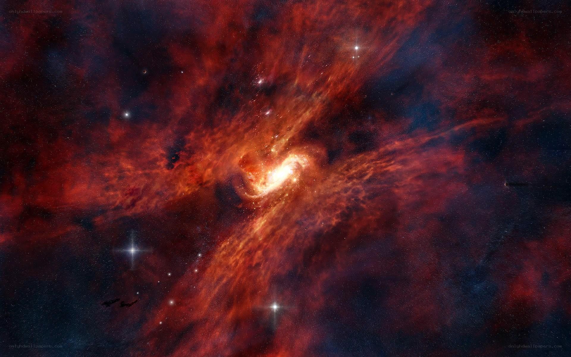 Cosmic Nebula in Deep Space