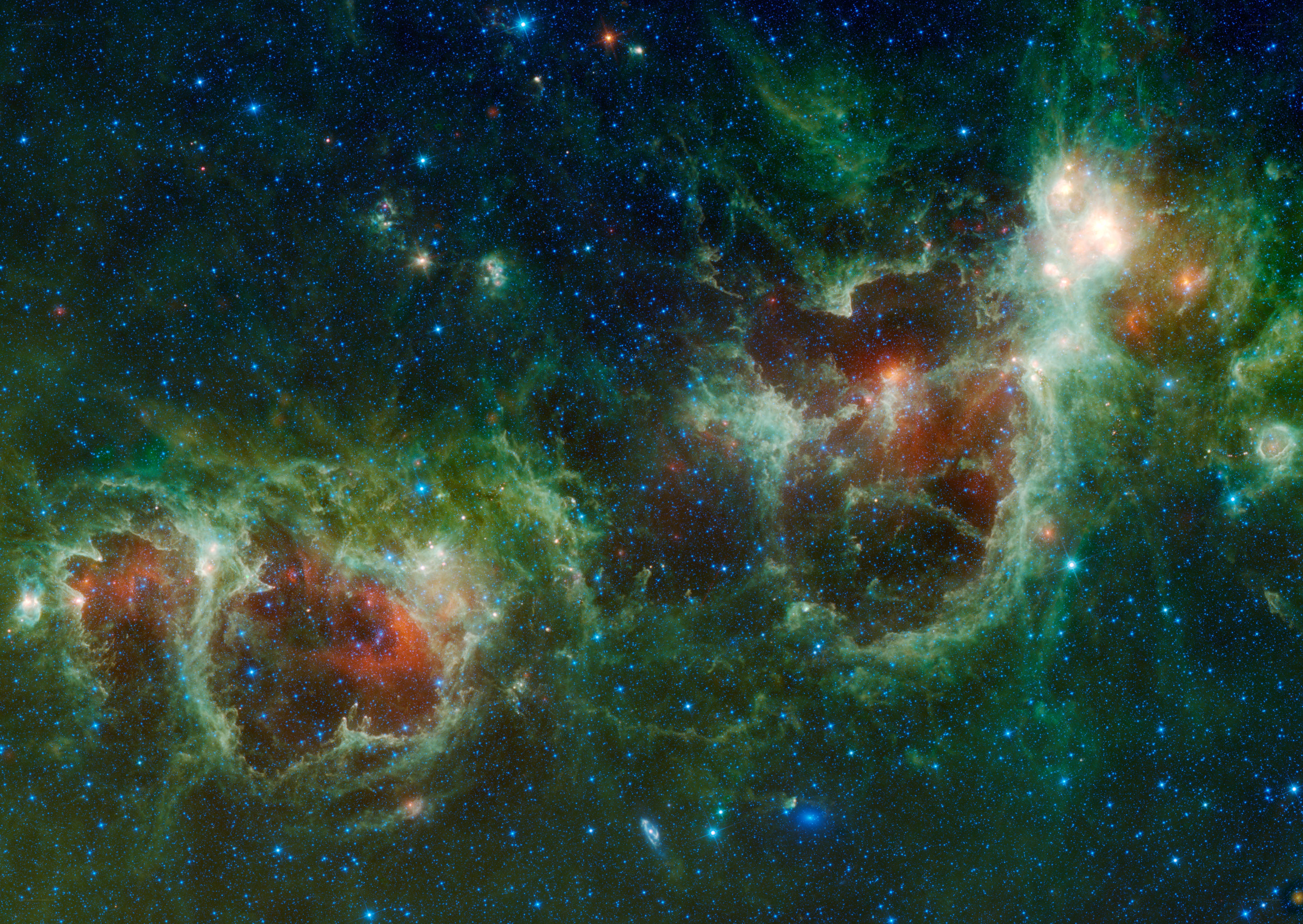 Cosmic Nebula in Deep Space