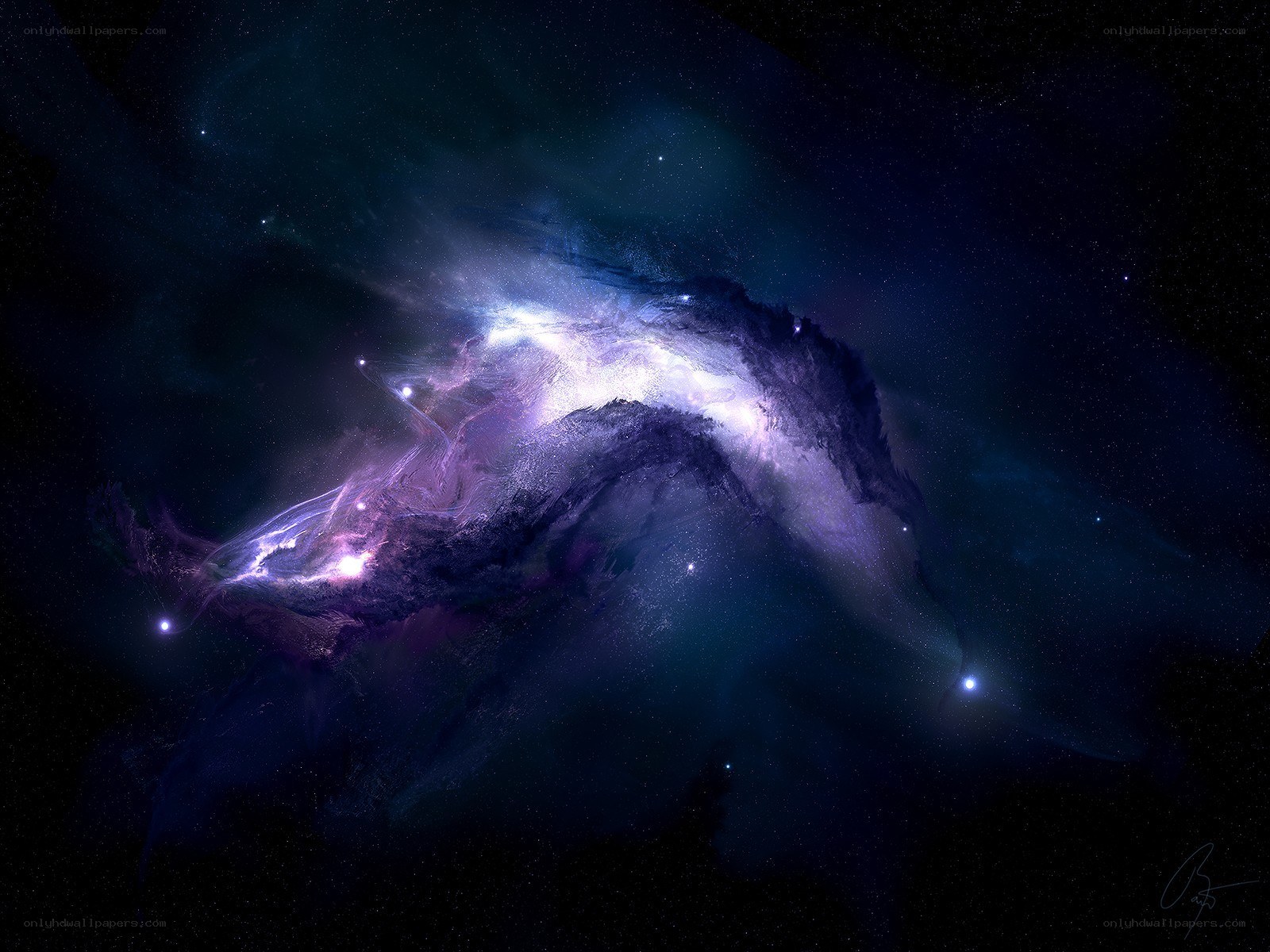 Cosmic Nebula in Deep Space