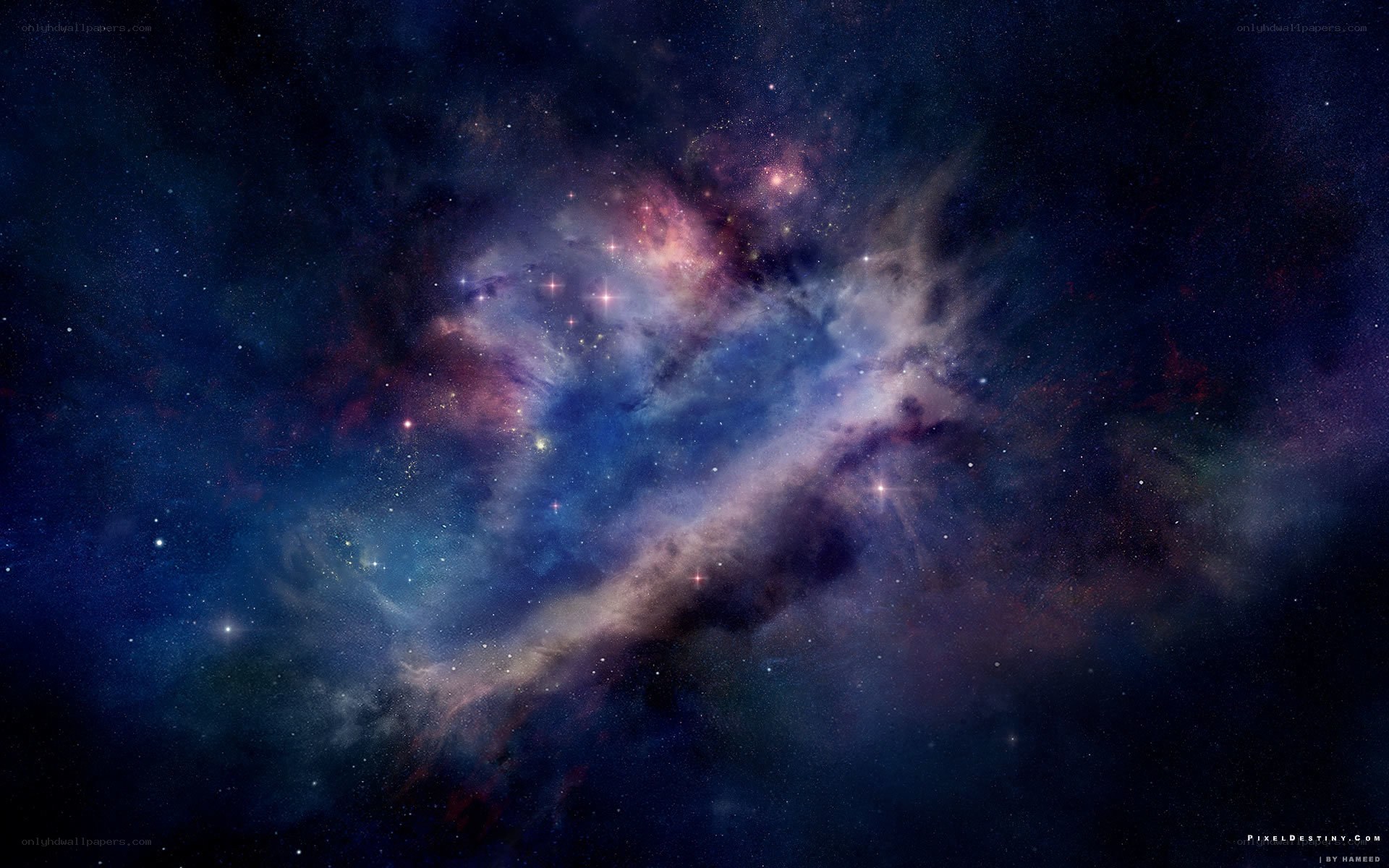 Cosmic Nebula in Deep Space